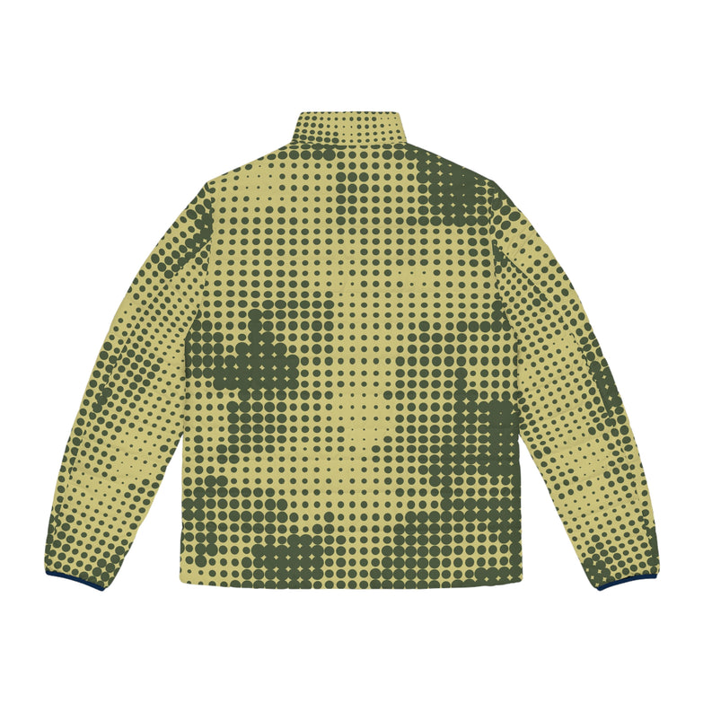Abstract 02 - Men's Puffer Jacket (AOP)