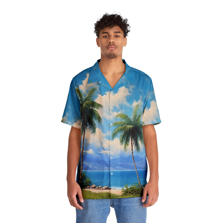 Beach - Men's Hawaiian Shirt (AOP)