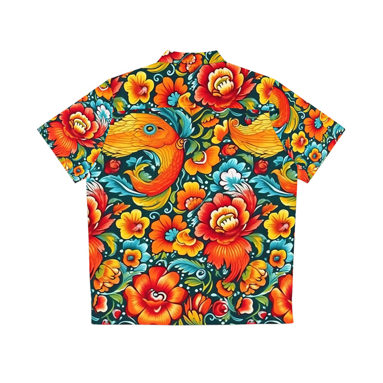 Abstract Flower - Men's Hawaiian Shirt (AOP)