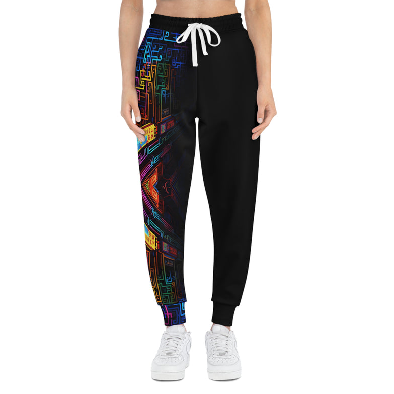 Neon - Athletic Joggers (AOP)