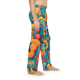 Abstract - 01 - Men’s Pajama Pants (AOP) - All Over Prints