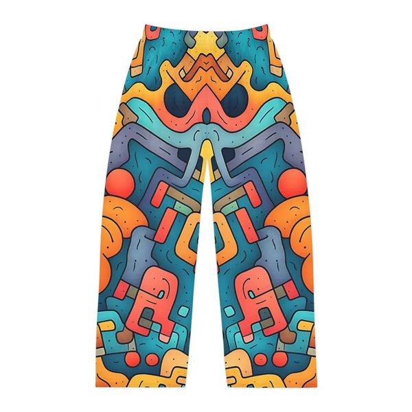 Abstract - 01 - Men’s Pajama Pants (AOP) - XS - All Over