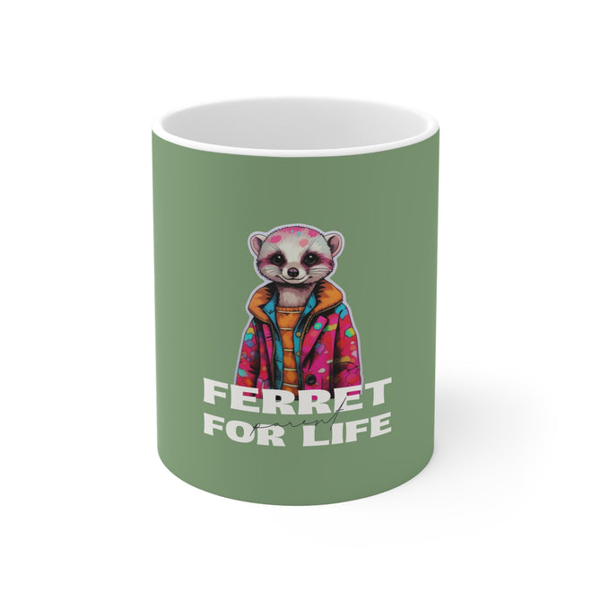 Spirit Animal - Ferret - Ceramic Mug 11oz